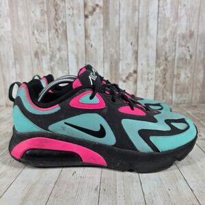 Nike Air‎ Max 200 Running Shoes Teal Pink Black Mens Size 11.5 Sneakers
